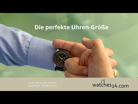 Wie groß darf meine Armbanduhr sein?