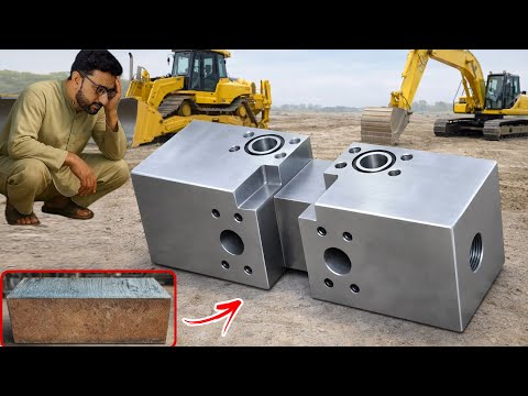 Bulldozer Hydraulic Pump Manufacturing from Solid Metal | CNC & Lathe Work