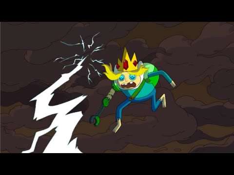 Finn puts on the Ice Crown