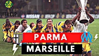 Parma vs Marseille 3-0 All Goals & Highlights ( 1999 Uefa Cup )
