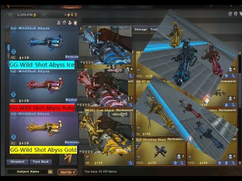 (CFPH) Unlock Gatling-Wild Shot Abyss [Ice-Ruby-Gold]