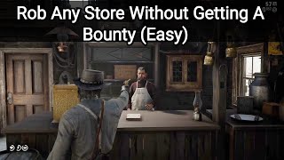 How To Rob Stores in RDR2 Without Getting A Bounty (Easy No Mask) - Red Dead Redemption 2