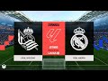 Real Sociedad vs Real Madrid | La Liga 2023/24  |  pes 2021