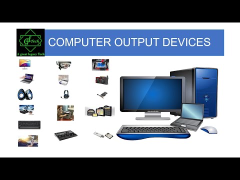 Computer basics - Computer output devices [AGL-11]