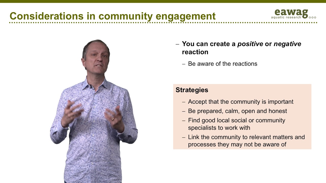 2.5 Engaging with communities in practice