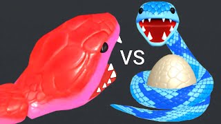 Snake Clash VS Hungry Snake 🐍 | Who Is Stronger?