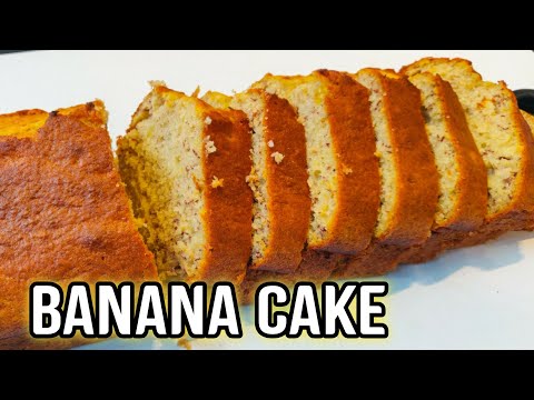 BANANA CAKE RECIPE | The most FLUFFY and EASY Banana cake recipe 🍌🍌 | Bake Your Perfect Banana Cake