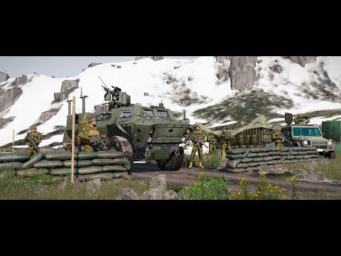 ArmA 3 Zombies | Canadian Military Checkpoint |  Walkers zombies