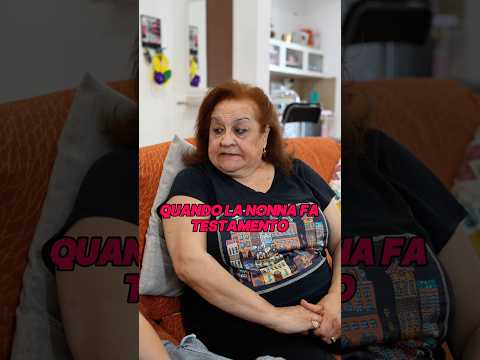 Quando la nonna fa testamento 🤣segui @081comedy per altri lasciti 😂
