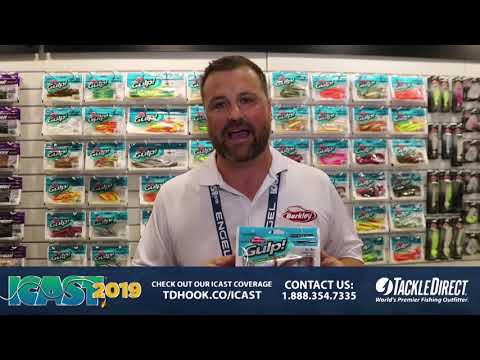 Berkley Gulp 2in Sandworm at ICAST 2019