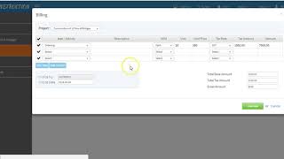 Project Invoice | project billing from TIEMCHART ©
