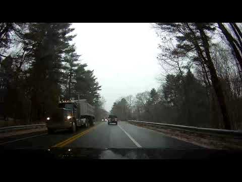 Driving into Wayland, Massachusetts