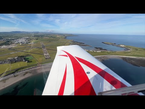 Isle of Man Flying School....flight around the island