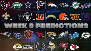 NFL Week 9 Picks & Predictions 2025