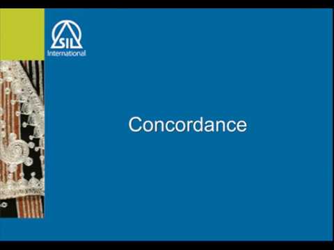 49 Using concordance tools