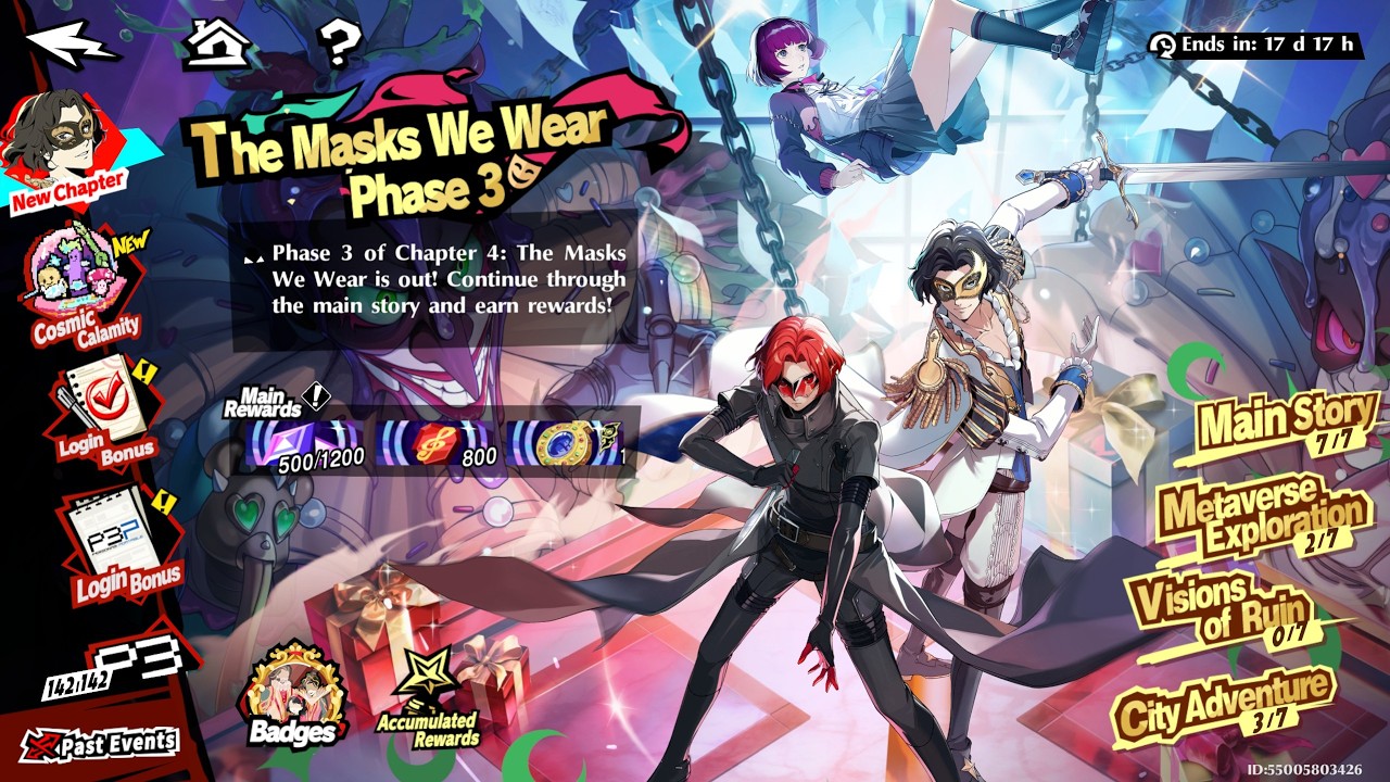 【Persona 5: The Phantom X】Explore + Guild boss
