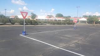 Driving test location.