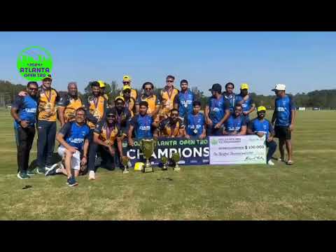 Atlanta Open T20 Tournament 2024 Trophy Celebration