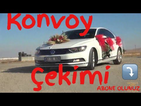 Dilek & Hacı Çiftinin İpekler Köyü Konya Arası Montajlı Konvoy Çekimi DEVECİ FOTO FİLM