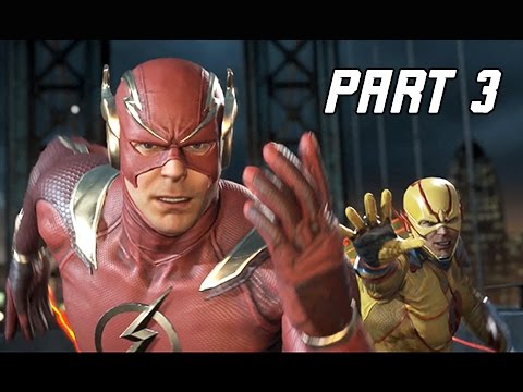 INJUSTICE 2 Walkthrough Part 3 - FLASH - Invasion! (Story Mode Let's Play Commentary)