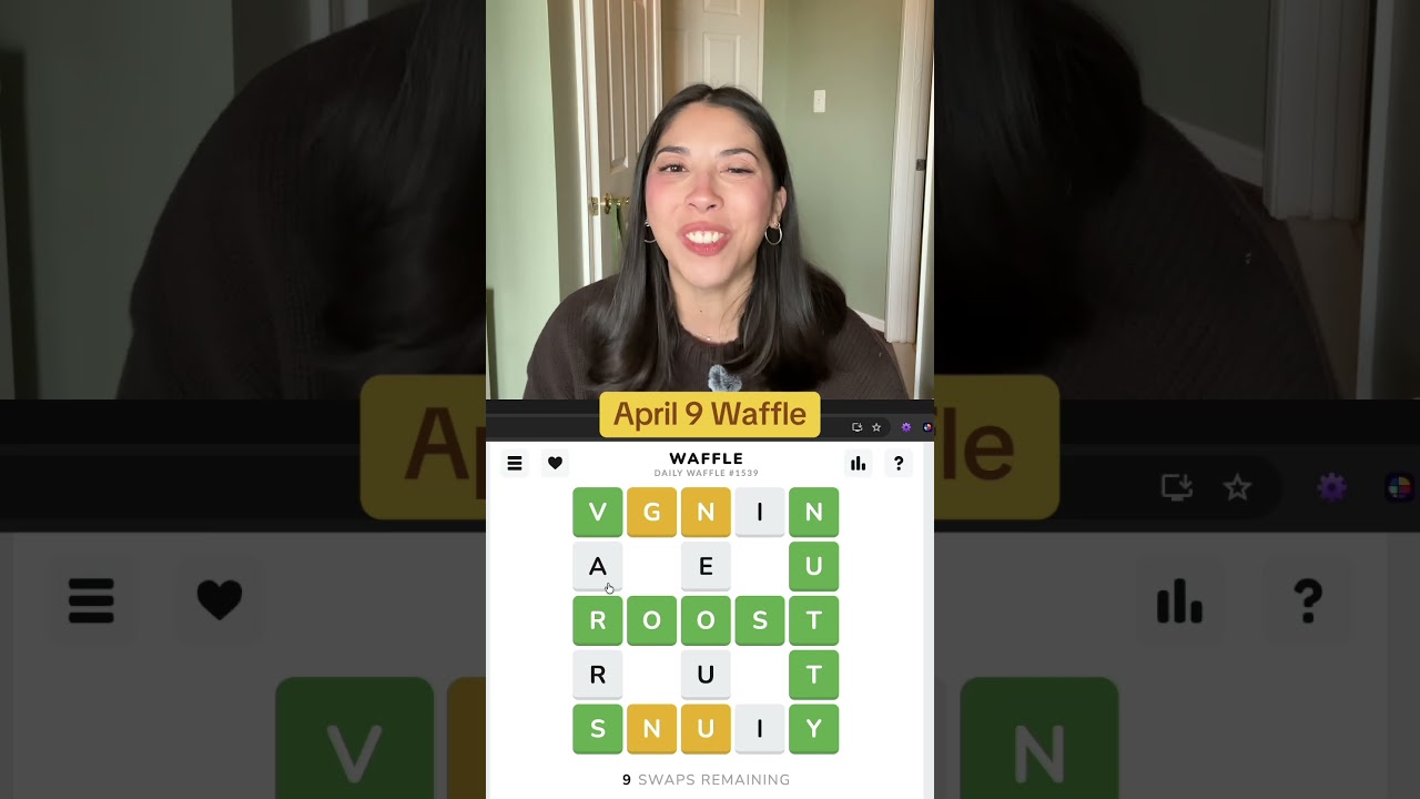 A veryyyy close one #waffle #wafflegame #wordgame #wordpuzzle #nytgames