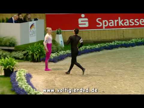 Hannah Steverding - Damen 03 - DJM Voltigieren Aachen 2017