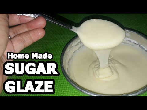 SUGAR GLAZE RECIPE | Home Made Sugar Glaze | FOR DONUTS AND CAKES,CUPCAKES | Step by step