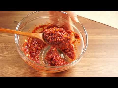 냉면 양념장(다대기) 만들기! 황금비율 꿀팁~