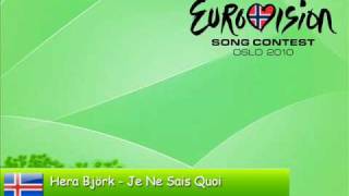 Eurovision 2010 (Iceland) ** Hera Björk - Je Ne Sais Quoi ** (Semi-final)