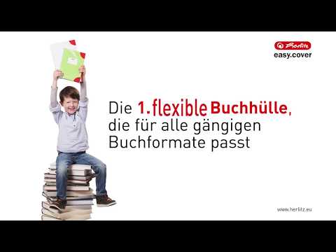 Neuheit: herlitz easy.cover - flexible Buchhüllen praktisch und leicht