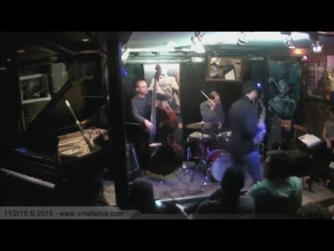 Gianluca Renzi with Jacam Manricks and Ari Hoenig at Smalls Jazz Club in NYC