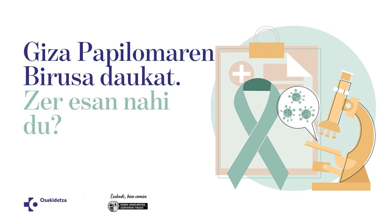 Giza papilomaren birusa daukat. Zer esan nahi du horrek?