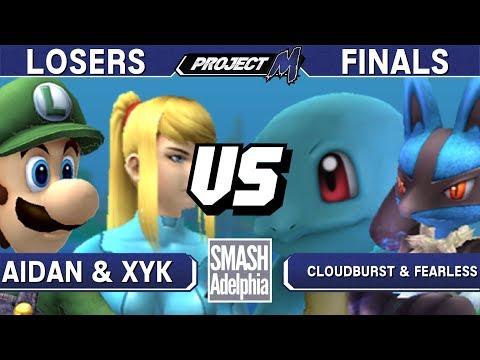 Project M - Aidan & XYK vs Cloudburst & Fearless - SMASHADELPHIA 2017 Losers Finals