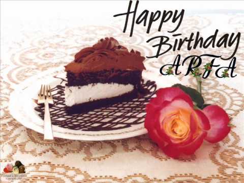 HAPPY BIRTHDAY ARFA