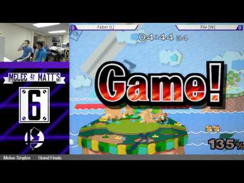 Melee at Matt's 6 Melee Singles | HBA | Faber vs File