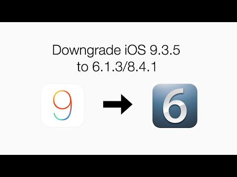 How to downgrade iPhone 4S to iOS 6.1.3/8.4.1 (No Jailbreak)