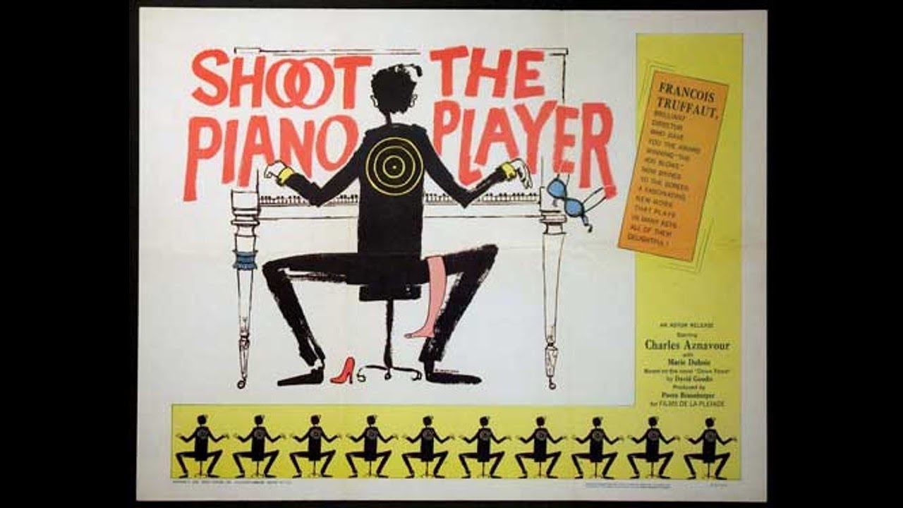SHOOT THE PIANIST (1960) Theatrical Trailer - Charles Aznavour, Marie Dubois, Nicole Berger