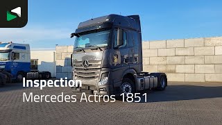 Tracteur routier Mercedes-Benz Actros 1851 4X2 BigSpace 2x Tanks | Image 4 - Autoline