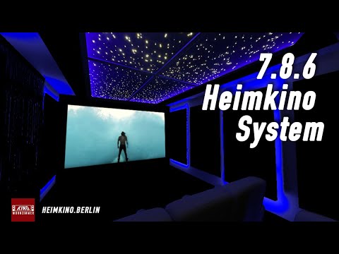 Eindrucksvolle 7.8.6 Heimkino-Tour mit 4K Laserprojektion und Akustik-Sternenhimmel!