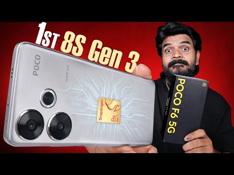 POCO F6 Unboxing & initial impressions || 1st Phone with Snapdragon 8s Gen 3 ||