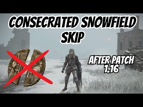 ELDEN RING CONSECRATED SNOWFEILD SKIP | ELDEN RING GLTICHES NO ONE KNOWS | AFTER PATCH 1.16