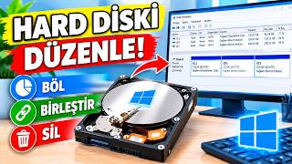 Harddisk Bölme, Birleştirme ve Silme! 💻 Windows Disk Yönetimi Rehberi
