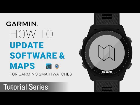 Tutorial - How to update Software and Maps for Garmin's Smartwatches