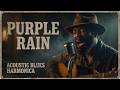 Purple Rain Prince Acoustic Blues Harmonica Cover
