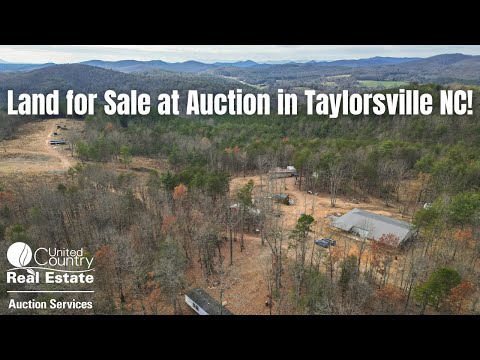 SOLD - Land for Sale at Auction in Taylorsville NC!