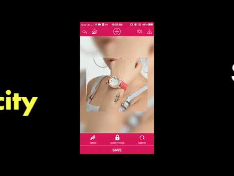 Girls tattoo photo maker Video