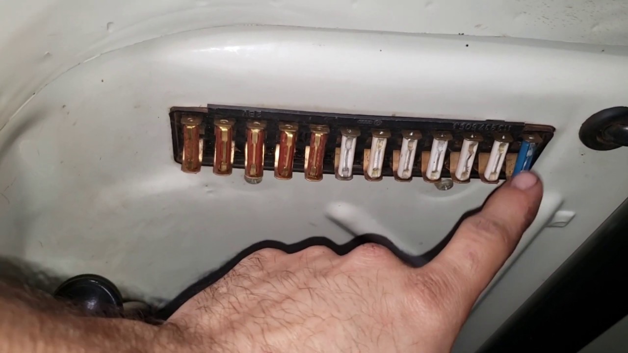 Caixa de fusível do fusca