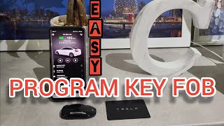 HOW TO PROGRAM TESLA MODEL 3 KEY FOB