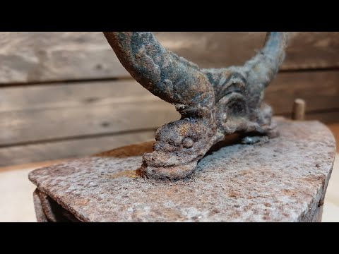 Co można zrobić ze starego żelazka - renowacja żelazka na węgiel - Iron Restoration