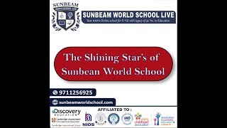 Celebrating the shining stars, achievers, and winners at Sunbeam World School! 🌟🏆